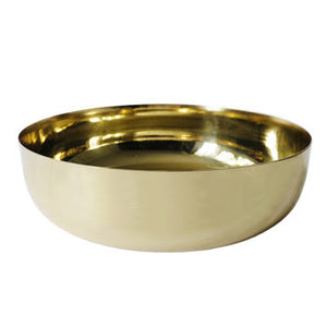 Gold 10 Bowl W Flaired Edge