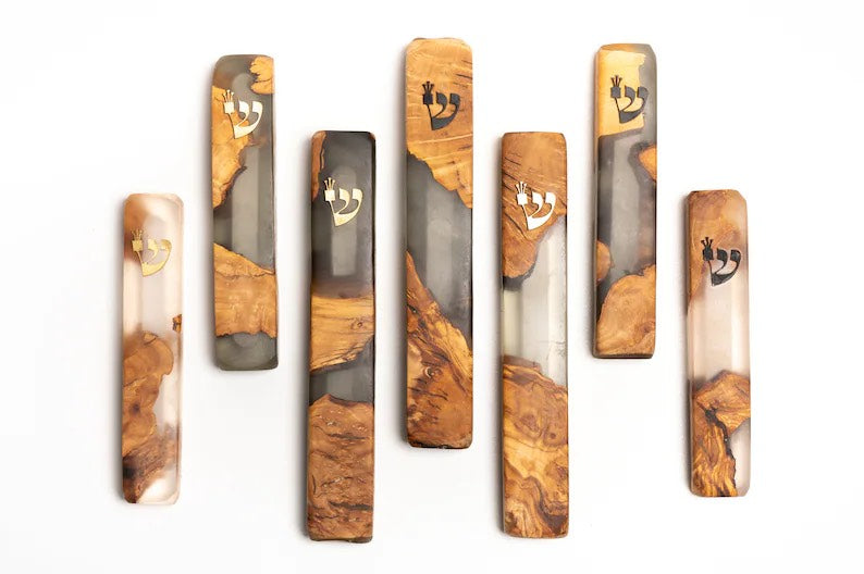 Transparent Black Collection Mezuzah Collection By Eial Ovin