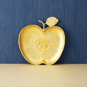 Apple Plate Gold by Michael Aram
