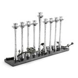 Load image into Gallery viewer, Black Orchid Menorah By Michael Aram

