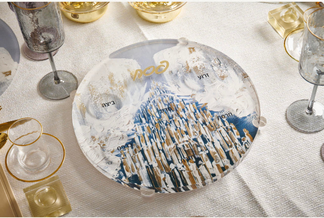 Painted Seder Plate