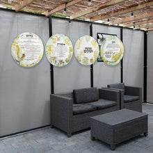 Load image into Gallery viewer, Painted Lucite Sukkah Decorations by Zelda

